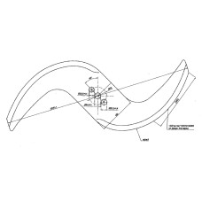 CUCHILLA DADOS-CHULETAS TREIF D750 DOBLE