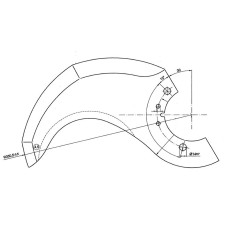 CUCHILLA CUTTER KNECHT R-350 K+G VMS-500