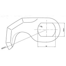 CUCHILLA CUTTER CATO 075 R-204 4mm