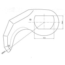 CUCHILLA CUTTER T-VALL 150 R-234